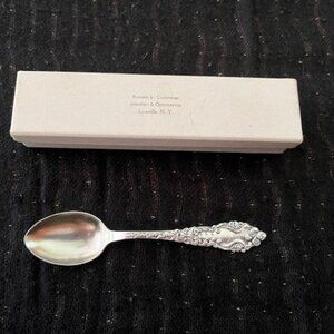 Sterling Silver Christening Spoon - Dated 1901 & Engraved Ethel